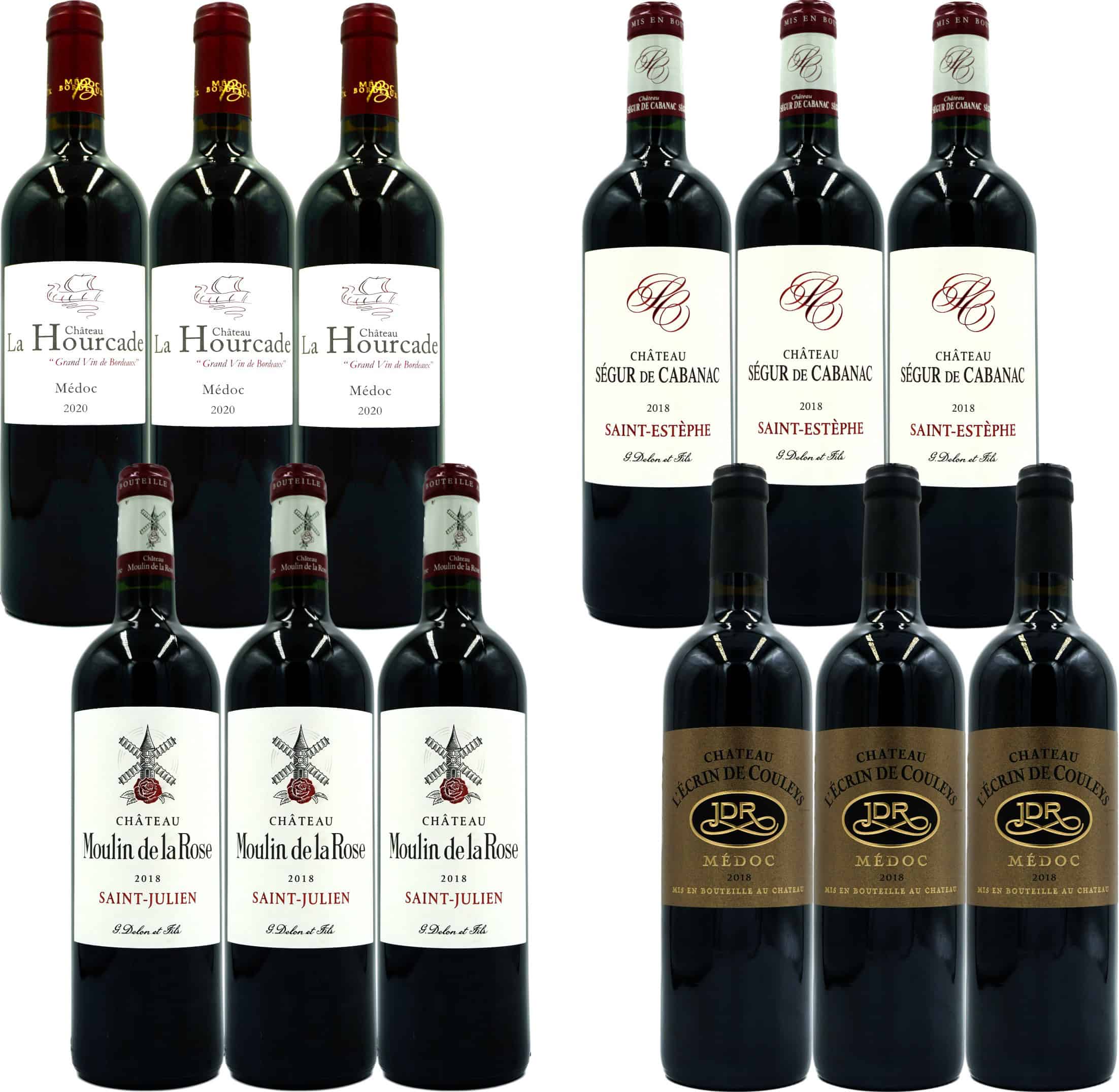 BORDEAUX 2018 2本 Bordeaux Left Bank Cabernet Sauvignon - 12 packs – Celerier's Cellar