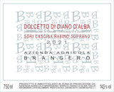Brangero, Sori Cascina Rabino Soprano, Dolcetto di Diano d'Alba, 2022