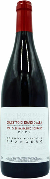 Brangero, Sori Cascina Rabino Soprano, Dolcetto di Diano d'Alba, 2022