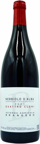 Brangero, Quatro Cloni, Nebbiolo d'Alba, Langhe, Piedmont, 2021