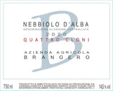 Brangero, Quatro Cloni, Nebbiolo d'Alba, Langhe, Piedmont, 2021