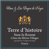 Remi et Luc Bayon de Noyer, Terre d'Histoire, Suze la Rousse Cotes du Rhone Villages, 2022