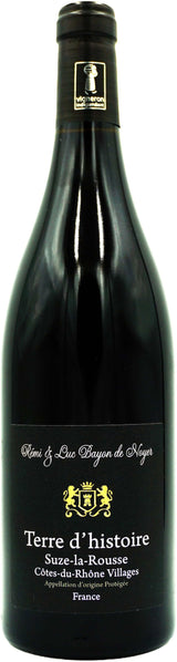 Remi et Luc Bayon de Noyer, Terre d'Histoire, Suze la Rousse Cotes du Rhone Villages, 2022