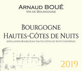 Maison Arnaud Boue, Bourgogne Hautes Côtes de Nuits blanc 2020
