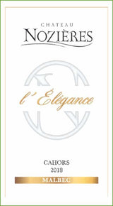 Chateau Nozieres, L'Elegance 2018