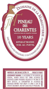 Domaine De La Margotterie, Pineau des Charentes 10 years old, Rouge