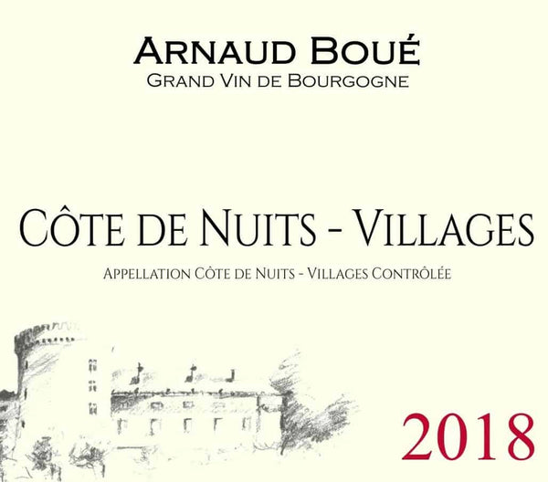 Maison Arnaud Boue, Cote de Nuits Villages 2018