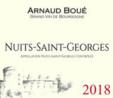 Maison Arnaud Boue, Nuits Saint Georges 2018