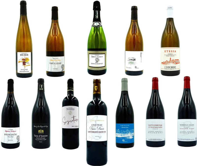 Fall Italian and French Wines Gift Set - 12 packs