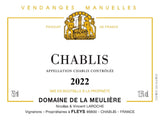 Domaine De La Meuliere, Chablis 2022