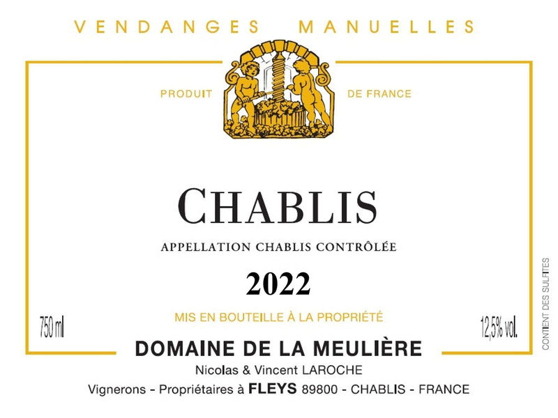 Domaine De La Meuliere, Chablis 2022