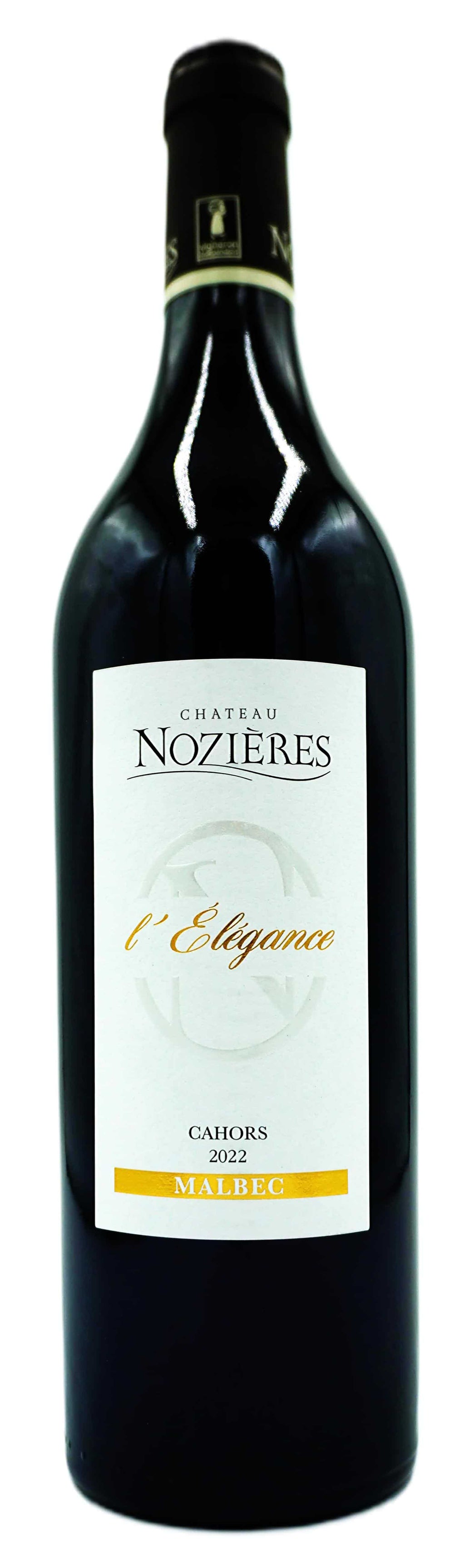 Chateau Nozieres, L'Elegance 2018 by Olivier Guitard Malbec
