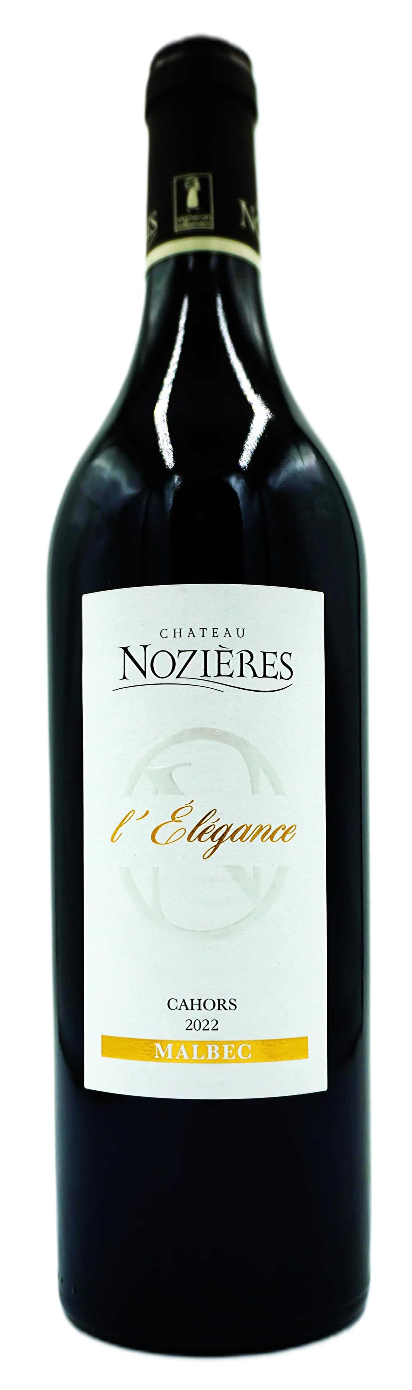 Chateau Nozieres, L'Elegance 2018 by Olivier Guitard Malbec