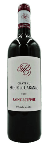 Chateau Segur de Cabanac, Saint Estephe, Haut Medoc 2022