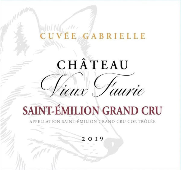 Chateau Vieux Faurie, Cuvée Gabrielle, Saint Emilion Grand Cru, 2019