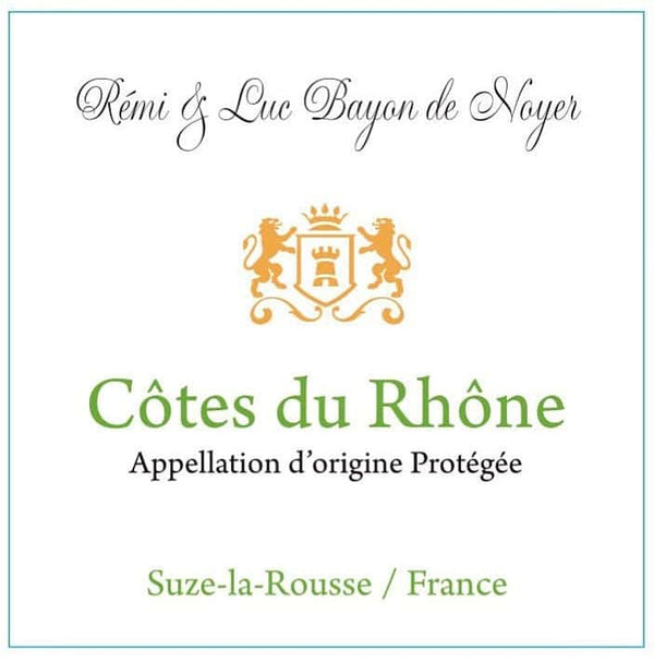 Remy et Luc Bayon de Noyer, Tradition Blanc, Cotes du Rhone 2022