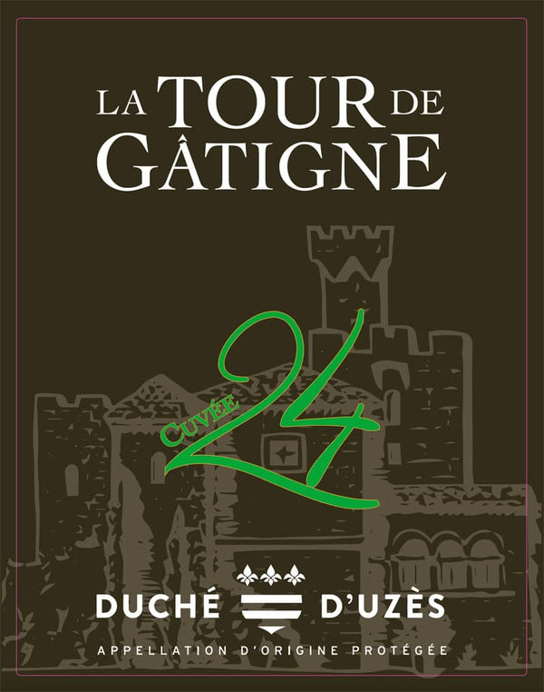 La Tour de Gatigne, Cuvee 24, Duche d'Uzes Cotes du Rhone Village 2020