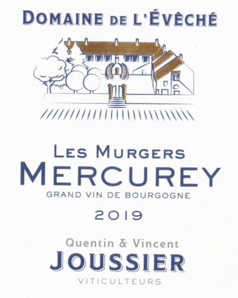 Domaine De L'Eveche, Mercurey Les Murgers 2019