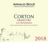 Maison Arnaud Boue, Corton Les Renardes Grand Cru, 2018